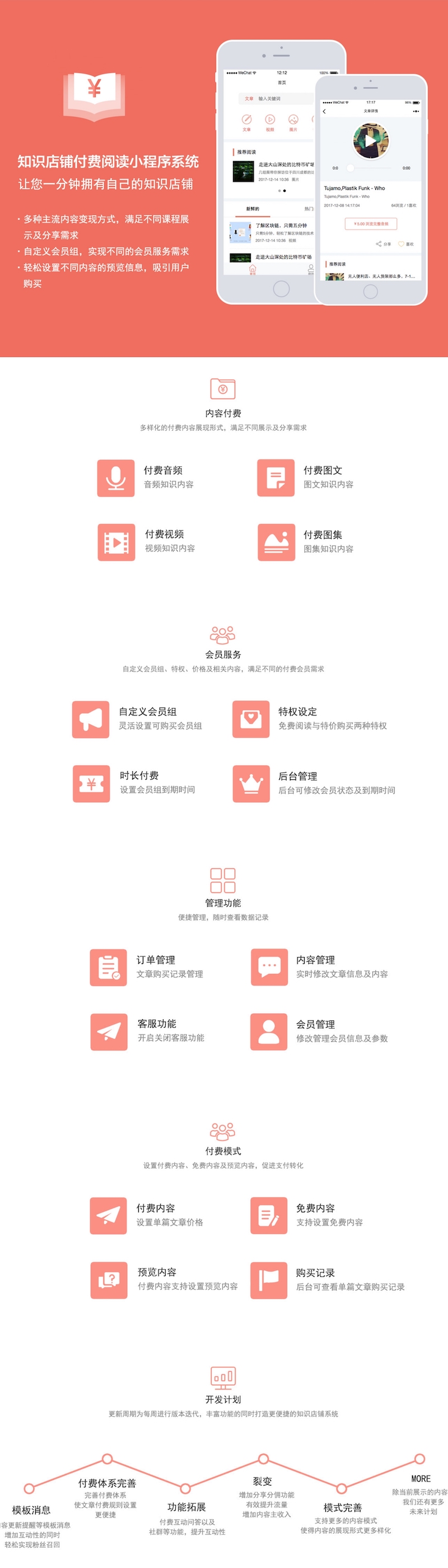 65606+知识付费阅读店铺V5.1.0+小程序前端后端截图